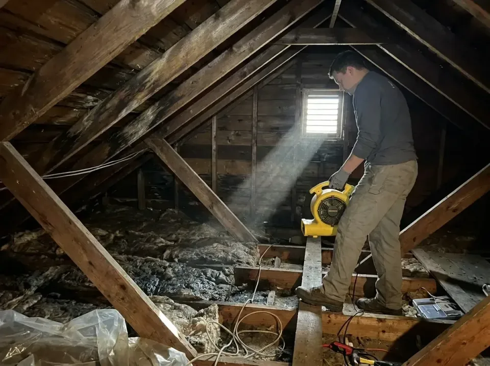attic-water-damage-drying-proc-007 — frequently asked questions, Emergency Water Extraction & 24/7 Flood Response in Pagelan…